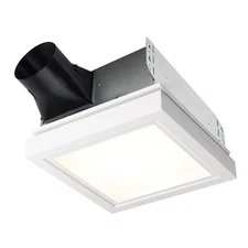 Broan - 80 CFM - Humidity Sensing Ventilation Fan W Led Light  [CST80SLW] - NOB