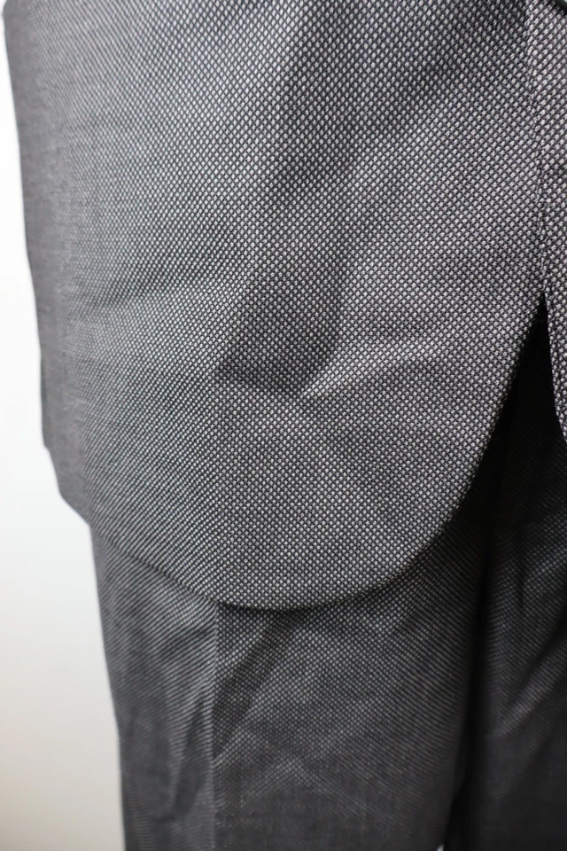 Emporio Armani Costume 2 Pièces Homme Taille 46 Gris BLAZER Pantalon - Photo 4/4