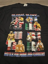 Boxing  2005 Global Glory Deadstock Shirt Chicago Rahman Mayorga Barrett McCall