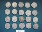 US Ben Franklin Half Dollar Roll - 20 coins as pictured - $10 Face Value Lot #21