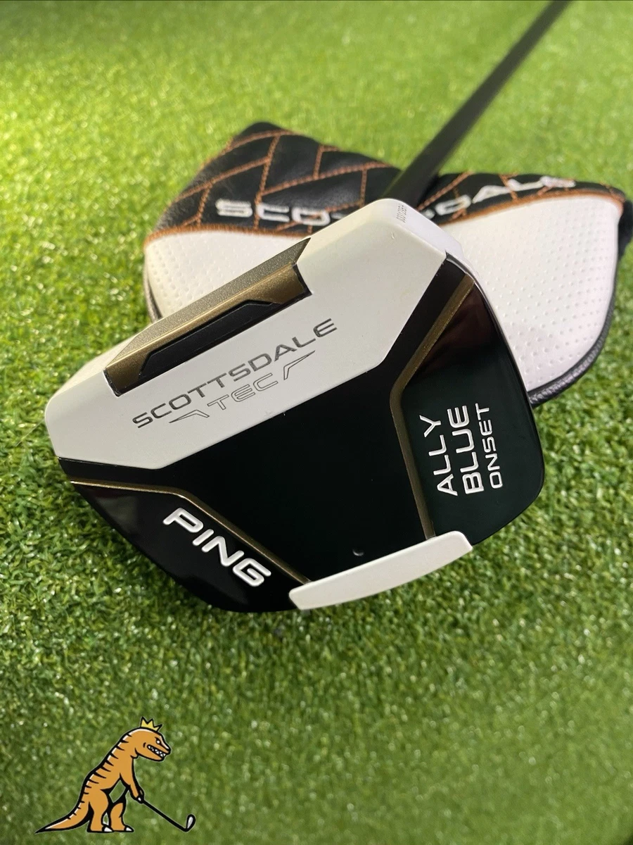 Ping Scottsdale Ally Blue Onset 34” Mallet Putter + HC | eBay
