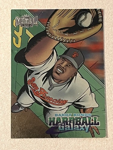 1998 Fleer Metal Universe #203 Barry Bonds Hardball Galaxy San Francisco Giants