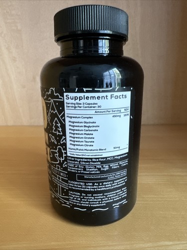 Wild Foods Magnesium Complex Supplement with 7X Forms, 90 90 Caps (Pack of 1)  - Bild 2 von 3