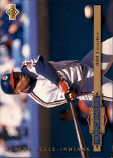 Albert Belle 1994 Collector's Choice #314 Indians FREE SHIPPING AutographDen