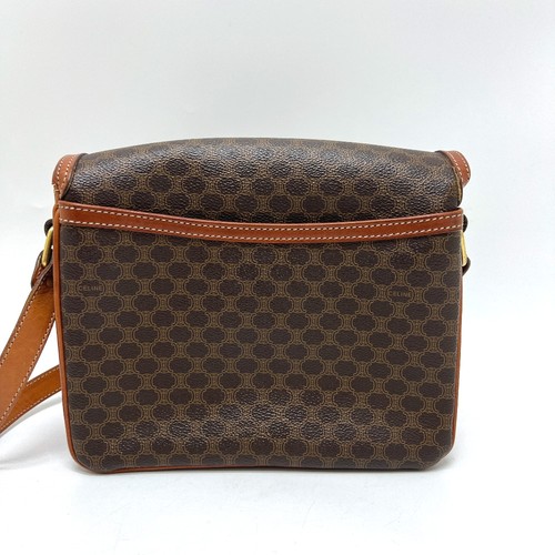 CELINE Macadam Crossbody Shoulder Bag PVC/Leather Brown/GoldHardware - Picture 4 of 18
