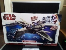 ' New Hasbro Star Wars Clone Wars ARC-170 Fighter Action Figure Package Diorama 