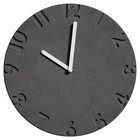 TAHITICA Wall Clock, Concrete, Quiet, Simple, Modern, Scandinavian Design, 30cm