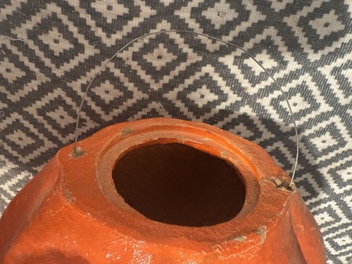 Antique Halloween Paper Mache Jack O'Lantern Trick Or Treat Candy Bucket 1920’s - Picture 7 of 9