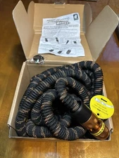 Pocket Hose Copper Bullet 25 Ft With Spray Nozzle Brand New (Open Box)