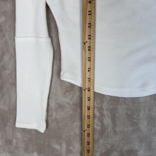 We The Free Free People Shirt Womens Extra Small Boatneck Long Sleeve Thermal - Picture 10 of 18