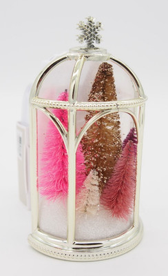 (1) Bath & Body Works Pink Winter COLORFUL TREES Wallflower Plugin New