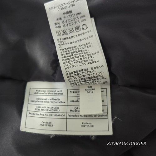 Chaqueta Parka de Lluvia Eddie Bauer WeatherEdge Para Hombre Grande Negra Nylon Aislada - Imagen 21 de 21