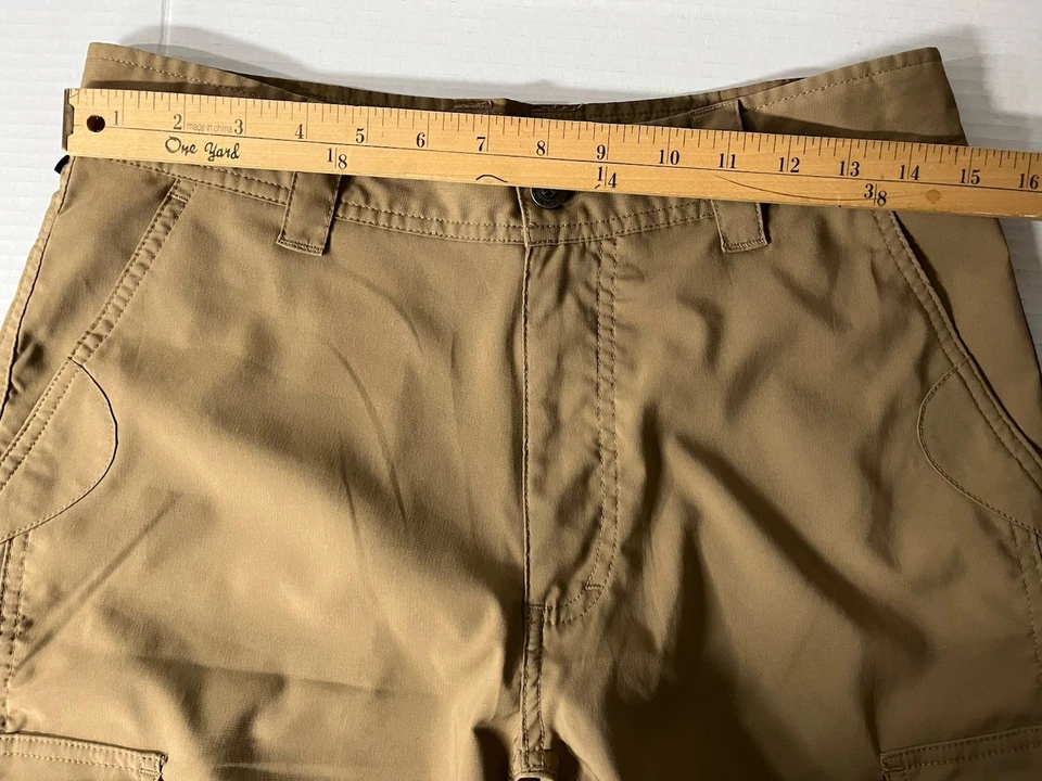 Pantalones Cortos Tácticos LAPG Para Hombre Talla 30 Absorbentes de Vapor 11" Entrepierna Coyote Marrón Bolsillos Foto 4 de 4