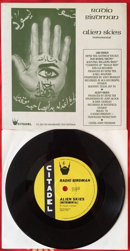 DENIZ TEK / RADIO BIRDMAN Citadel VINYL 7“ Single AUSTRALIA Garage Rock OZ Rare - Bild 2 von 2
