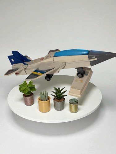 Desktop Holz Armee Flugzeug Luftwaffe Modell 200 Jet 15" - Bild 6 von 10