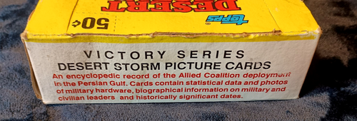 1991 Topps Desert Storm Trading Card 35 New Unopened Packs In Original Box LOOK! - Picture 4 of 7