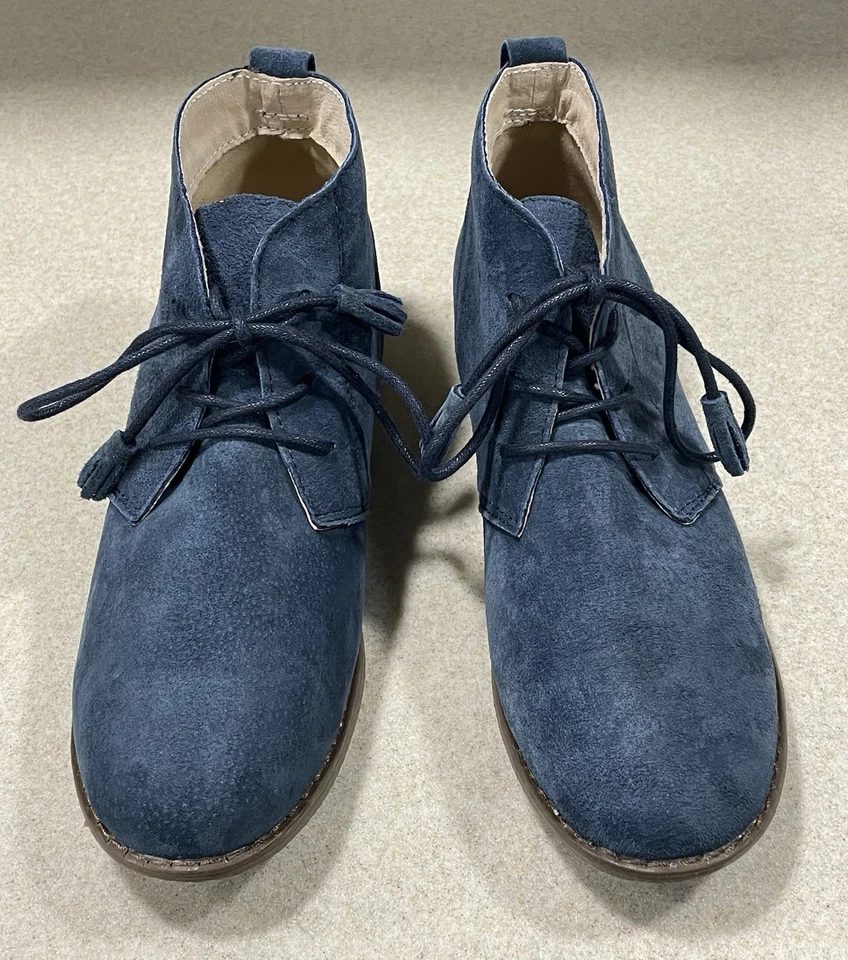 Botines de gamuza de cuero SPRING STEP para mujer talla EU 39/US 8,5 'Morgana' azul marino Foto 2 de 4