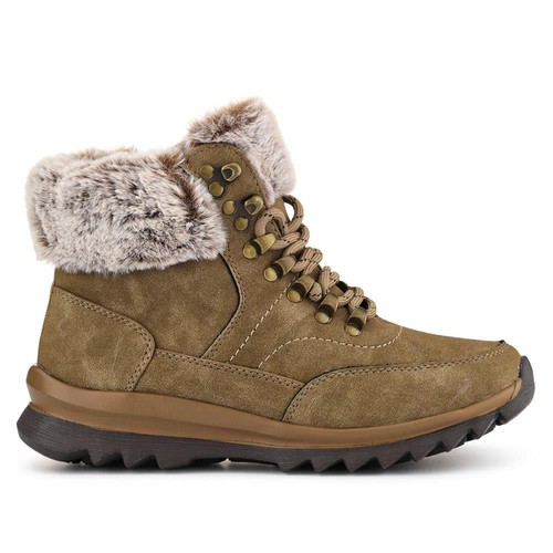Pavers Faux-Fur-Cuffed Lace-Up Boots - Imagen 2 de 10