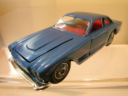 POLITOYS M- 501 MASERATI 3500 GTS COUPE COLOUR BLUE + BOX SCALE 1:43 POLITOYS M- 501 MASERATI 3500 GTS COUPE COLOUR BLUE + BOX SCALE 1:43