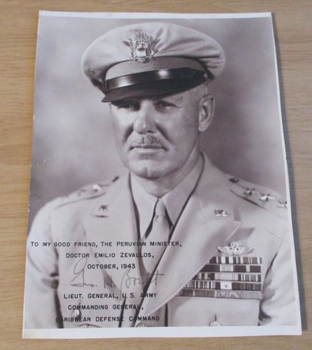 VTG 1943 WWII Lt Gen GEORGE BRETT~Signed PHOTO~ORIGINAL EARLY BIRD of AVIATION~ - Picture 1 of 5