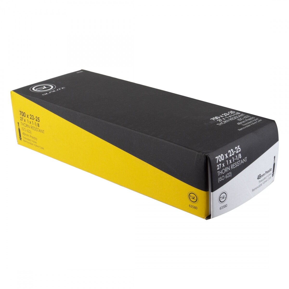 Клапан Sunlite Presta с защитой от шипов 700x23-25 (27x1x1-1/8) PV 48 мм 0d