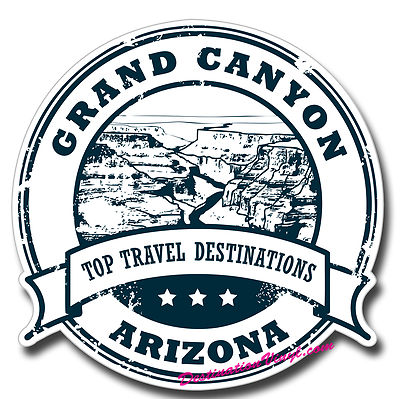 2 x Grand Canyon Arizona USA Vinyl Sticker Laptop Travel Luggage #4704
