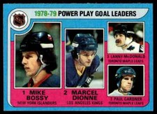 1979-80 Topps Mike Bossy/Marcel Dionne/Lanny McDonald/Paul Gardner New York