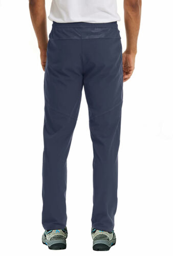 Men's Hiking Pants Lightweight Quick Dry Elastic Waist Zip Pockets Fishing Pants - Picture 2 of 42