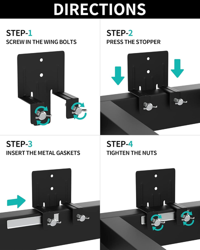 Adjustable Non Slip Mattress Gaskets for Bed Frame or Box Spring, Heavy Duty & W - Picture 7 of 7