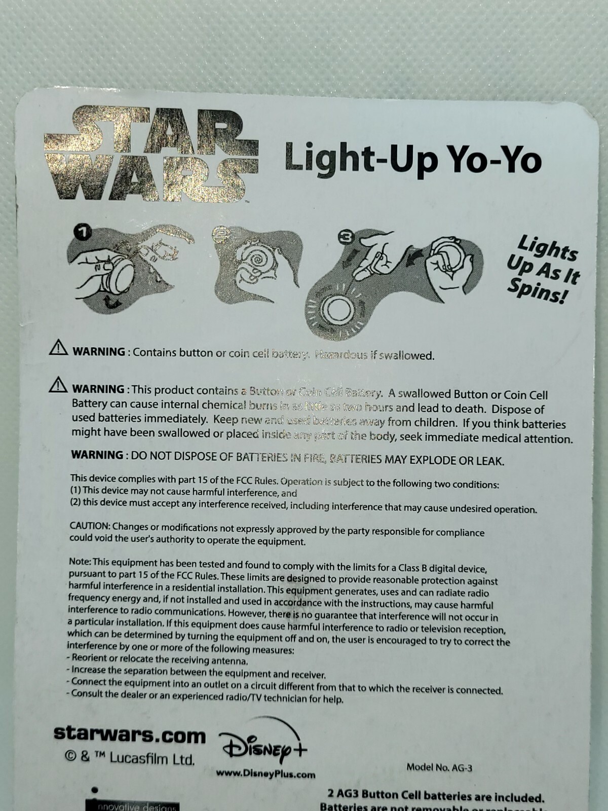 Star Wars The Child Light-Up YoYo Toy for Kid Boys & Girls Ages 3+ 