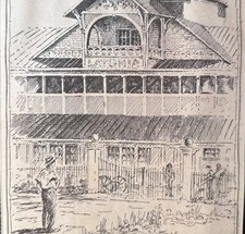 1942 C. Williams Latonia Horse Race Track WWII Era Cincinnati Times Cartoon