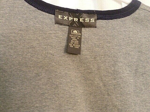 Camiseta Reversible EXPRESS Juvenil Talla XL - 20 Azul Gris SS De colección Deportes de Pista - Imagen 4 de 7