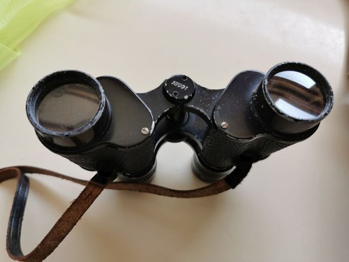 altes Fernglas mit Lederköcher alte Ledertasche Kartentasche Schultertasche - Bild 8 von 19