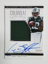 2017 National Treasures Ardarius Stewart Colossal Auto Jumbo Jersey Card /99