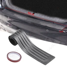 Car Rear Bumper Trunk Protector Trim Strip Trunk Sill Guard Scratch Pad Cover