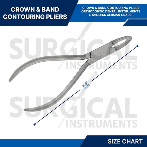 Crown & Band Contouring Pliers - Dental Orthodontic Dentist Instrument German Gr - Picture 2 of 9