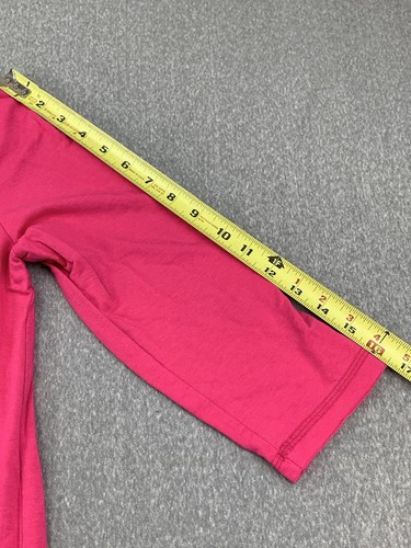 Top túnica PURE Essence Urbanology borde crudo para mujer talla mediana rosa tejido elástico - Imagen 13 de 16