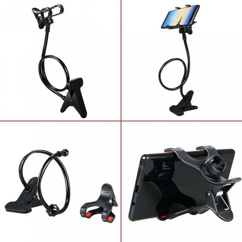 GOOSENECK CLIP PHONE HOLDER LAZY ARM DESK BED STAND FLEXIBLE HANDS-FREE MOUNT - 第 2/6 張圖片