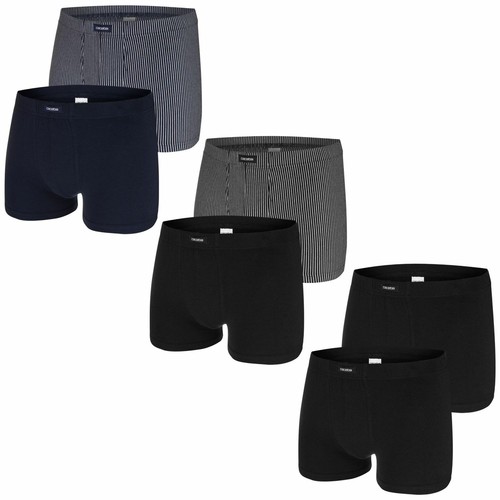 CECEBA Herren Boxershorts ohne Eingriff schwarz Modal Baumwolle Pants | 2er Pack - Bild 1 von 8