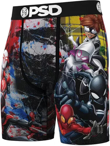 PSD MEN'S SPIDERMAN MARVEL BACK CORE STANDARD BOXER BRIEF SMALL 3-PACK - Picture 3 of 4