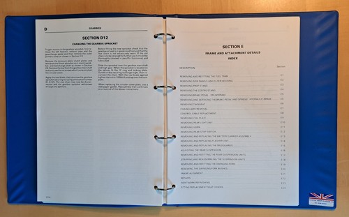 Vintage 1984 Triumph Factory Workshop Manual For Twin Models T140, TR7 & TR65 - Picture 12 of 14