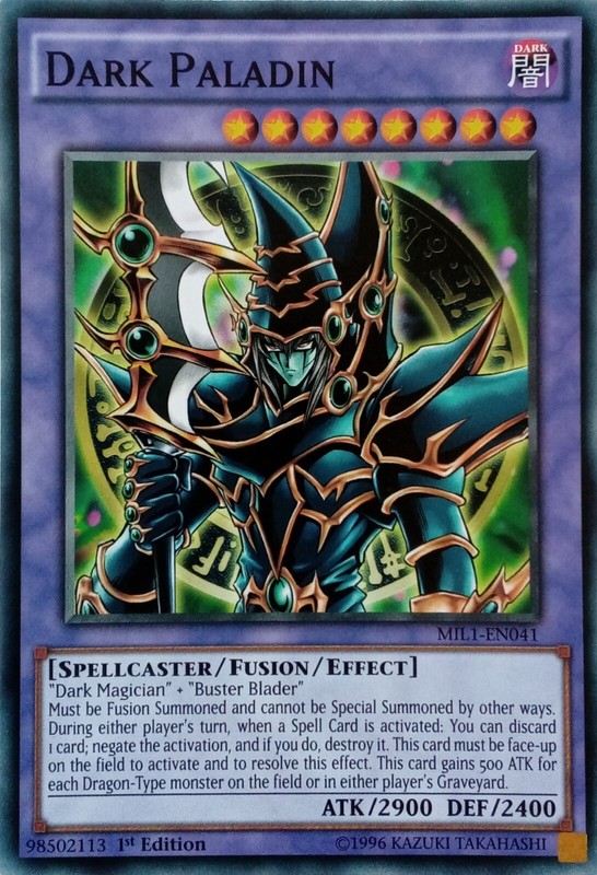 MIL1-EN041 DARK PALADIN COMMON 1ST EDITION YuGiOh CARD