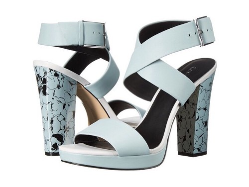 Calvin Klein Bao elegante Damen-Plateausandale Skylight Größe 9US - Bild 1 von 10