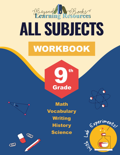 9Th Grade All Subjects Workbook: High School Curriculum Workbo (Paperback) - NEW - Picture 1 of 2