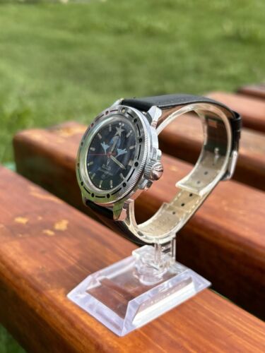 Vintage Vostok Komandirskie Watch Soviet USSR Retro Mechanical Wristwatch 1980s - Picture 6 of 21