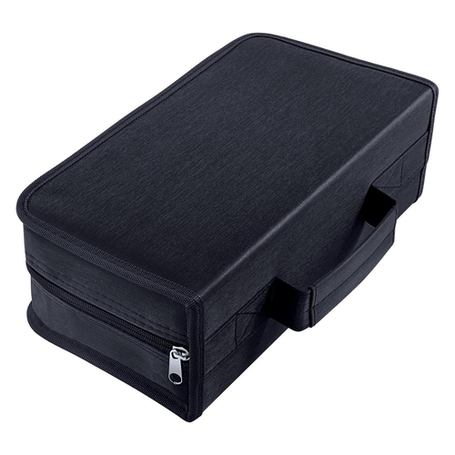 128 Disc CD Case Holder DVD Storage Wallet Bag Portable VCD Organizer Bag Black - Picture 3 of 12