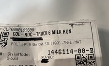 Tesla Model Y 20-23 Extension Absorber Bolt M10x130 1446114-00-B NEW OEM QTY 1