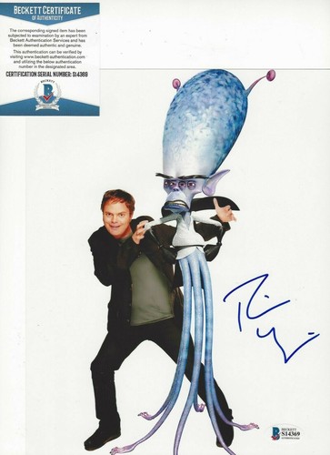 RAINN WILSON SIGNED COWBOYS VS. ALIENS' 8x10 PHOTO BECKETT COA THE OFFICE ACTOR