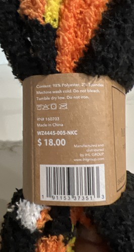 Rae Dunn Halloween Candy Corn Socks - 3 Pairs - 第 6/6 張圖片