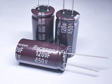 5PCS SD Suscon 120uF 450V 18x35mm Electrolytic Radial Capacitor High Frequency